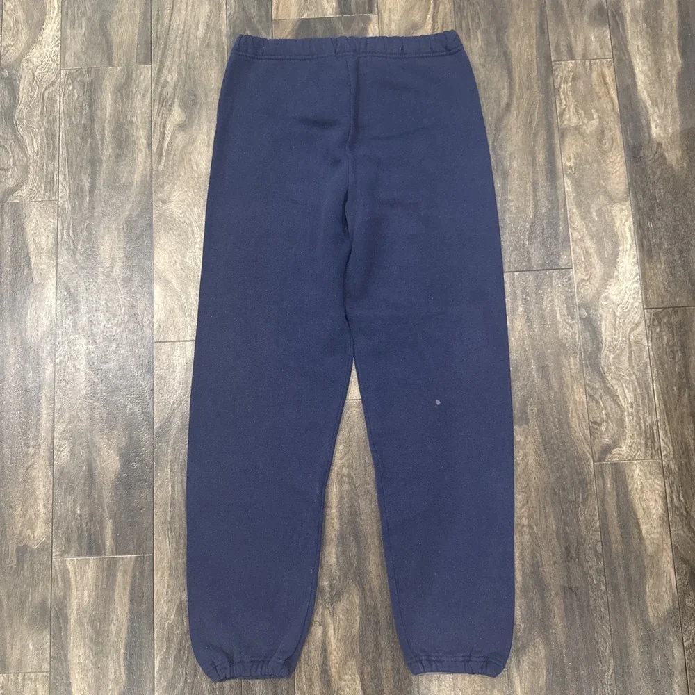 Vintage Russell Athletics Tapered Sweatpants Men's Size M Navy Blue Made‎ In USA